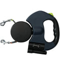 Best-Selling Adjustable One to Two Small Dog Teddy Bomei Double Headed Accessories Sustainable Retractable  Dog Leash