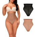 High Waist Seamless Shapewear for Women Thin Butt Lifter Slimming Panty with Tummy Control Hollow Out Decoration Plus Size Thong