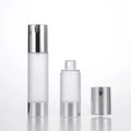 Empty Foundation Cosmetic Packaging 15ml 30ml 50ml Gold Silver Black Lotion Airless Serum Pump Bottle