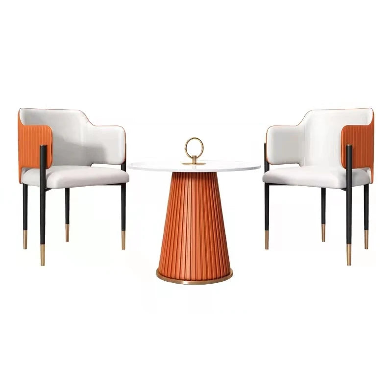 Nordic Velvet Kitchen Restaurant Furniture Teddy Dinning Room Table Chair Modern Luxury White Boucle Dining Chair With Gold Legs
