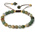 6mm Natural Stone Bracelet for Women Jewelry Healing Crystal Yoga Meditation Handmade Adjustable Amethyst Round Beaded Bracelet