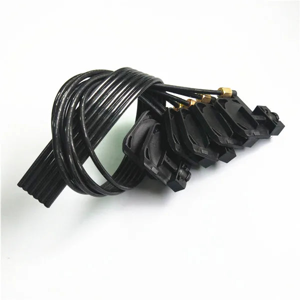 6 Color Ink Tube Pipe Line 1.3m With Uv square Small Damper Screw Nuts 3x2mm for Inkjet Printer R330 R290 T50 L800 1390