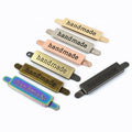 Meetee BK101 36*10mm Handbag Labels Tag Decorative Buckle Customized Logo Brand Tag DIY Handmade Accessories