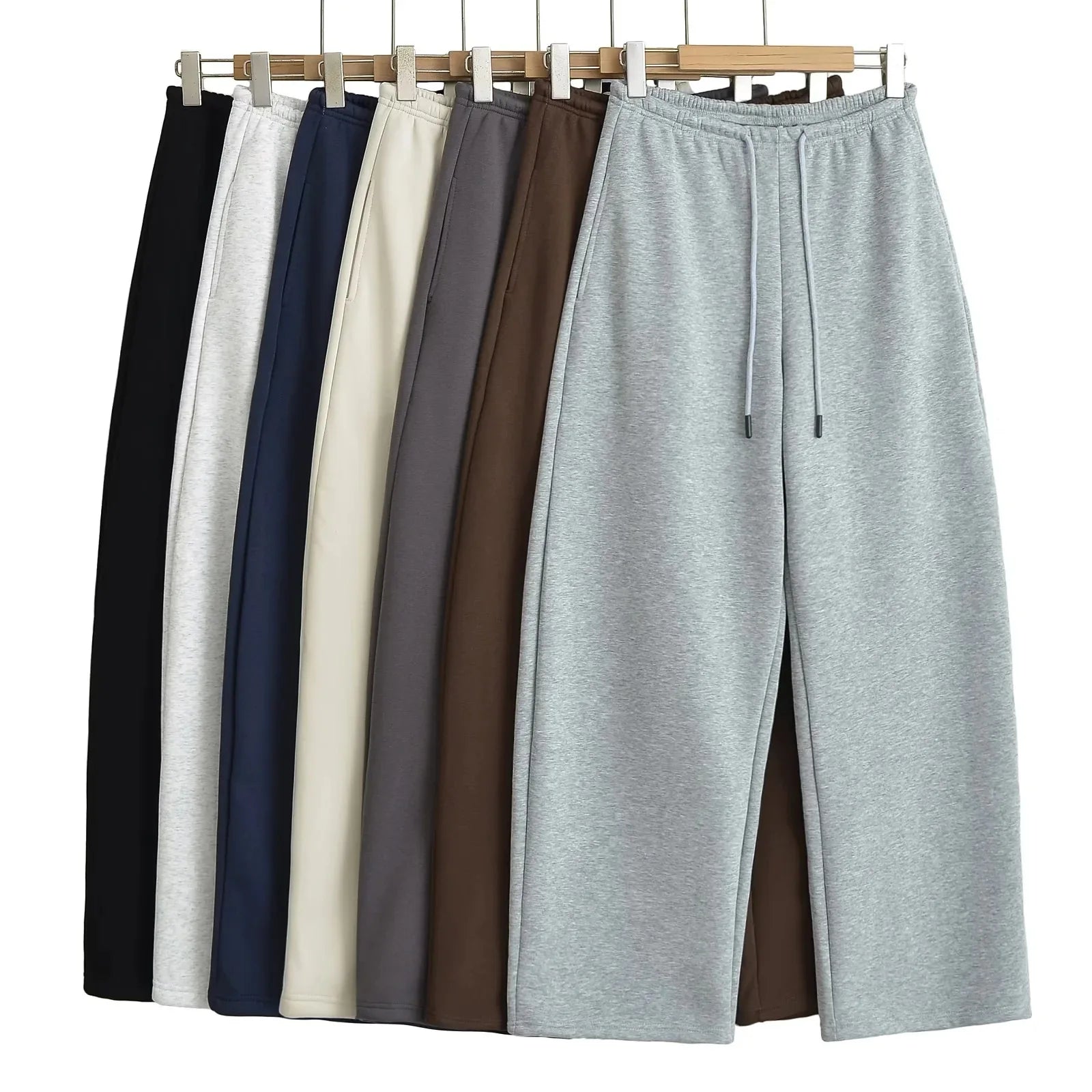 Women's Oversize Cotton Sweatpants with Drawstring Waist Soft and Loose Fit for Leisure Yoga Leggings
