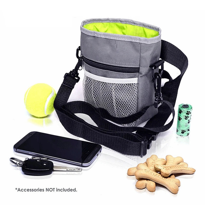 Pet Waist Pouch Dog Training Treat Bag Portable Eco-Friendly Breathable Nylon Oxford Fabric Tote Bag for Dogs