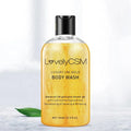 OEM OBM Body Fragrance Spa Hotel Natural Shower Gel Mint Aloe Vegan Liquid Soap Organic Anti-aging 24k Gold Whitening Body Wash