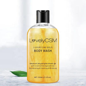 OEM OBM Body Fragrance Spa Hotel Natural Shower Gel Mint Aloe Vegan Liquid Soap Organic Anti-aging 24k Gold Whitening Body Wash