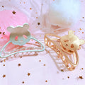 Hot Sale Custom Rectangle Shape Hair Accessories Hollow Out Style Metal Women Hair Claw