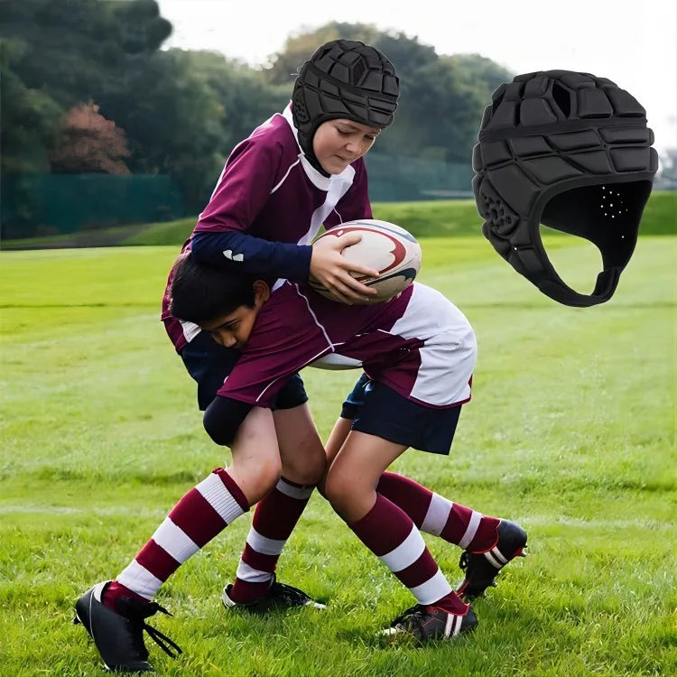 Melenlt Rugby Helmet Headgear for Kids & Youth -Soft Protective Scrum Cap for Soccer & Training
