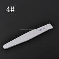 Personalized Wholesale Diamond Shape Abrasive zebra Gray 80/80/100/120/150/180/240/320 Grit Emery Board Nail File Professional