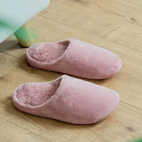 Men Women Winter Removable and Replaceable Insole Plush Fur Indoor Home Warm Slipper