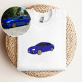 Personalized Flannel Sweatshirt for Car Lovers Front Embroidered Logo Great Spring Gift ODM Supplied