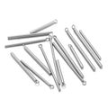 Stainless Steel Charms Earrings Necklace Round Bar for Jewelry Accessories Crafts Supplies Accessories