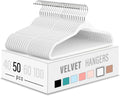 White Velvet Flexible Non Slip Heavy Duty Single Clothes Hanger Zinc Hook Premium Slim Space Saving Eco-Friendly Modern Wardrobe