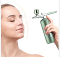 Portable Airbrush Oxygen Sprayer Injector High Pressure Nano Spray Oxygene Injector Nail Art Paint Makeup Airbrush Kits