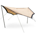 AG KingGear New Arrive Outdoor Glamping Sun Shelter Rain Fly Tent Waterproof Polygon Camping Tarp Tent