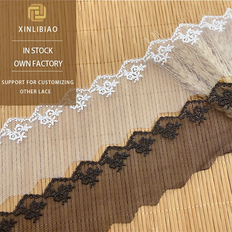 Delicate Embroidery Water Soluble Mesh Lace Wedding Dress Trim Garment Accessories for Bags