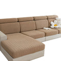 Sofa Back Seat Cushion Cover Protection Jacquard Custom Size Colorful for Home Sofa Protect