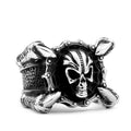 SS8-448R Steel Soldier New Style Fashion Punk Jewelry Stainless Steel Skull Dragon Claw Cool Men Ring Punk Rock Rings