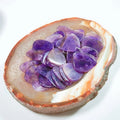 Crystal Crafts 2025 Personalized Custom Amethyst Guitar Picks Design Slice Plectrum