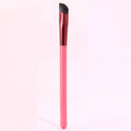 Custom Logo Angled Wild Eye Brow Brush Good Quality Synthetic Hair with Wood Handle Concealer Contour for Eyebrows