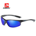 DUBERY 2025 UV400 Sport Sunglasses Gray and Tea Frame Color Custom Retro Clip-on Classic Sunglasses Manufacturer