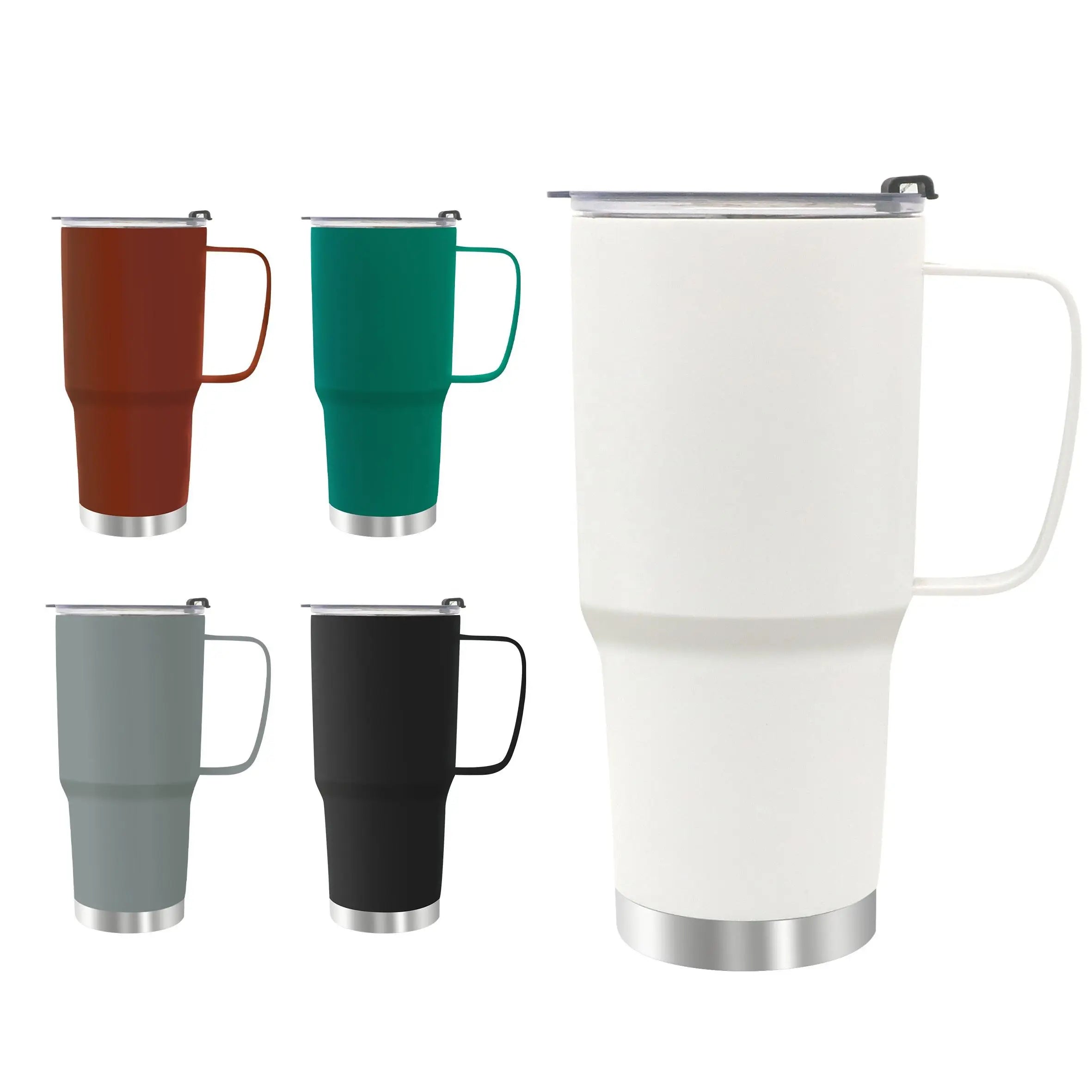 900ml Leak Proof Water Tumbler Flasks Tumbler Vacuum Thermos Double Wall Stainless Steel Water Bottle With Handle