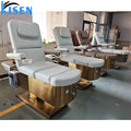 Luxury 3 Motors Multi Functional Gold Hair Wash Electric Eyelash Facial Bed Massage Beauty Foot Spa Salon Massage Shampoo Bed