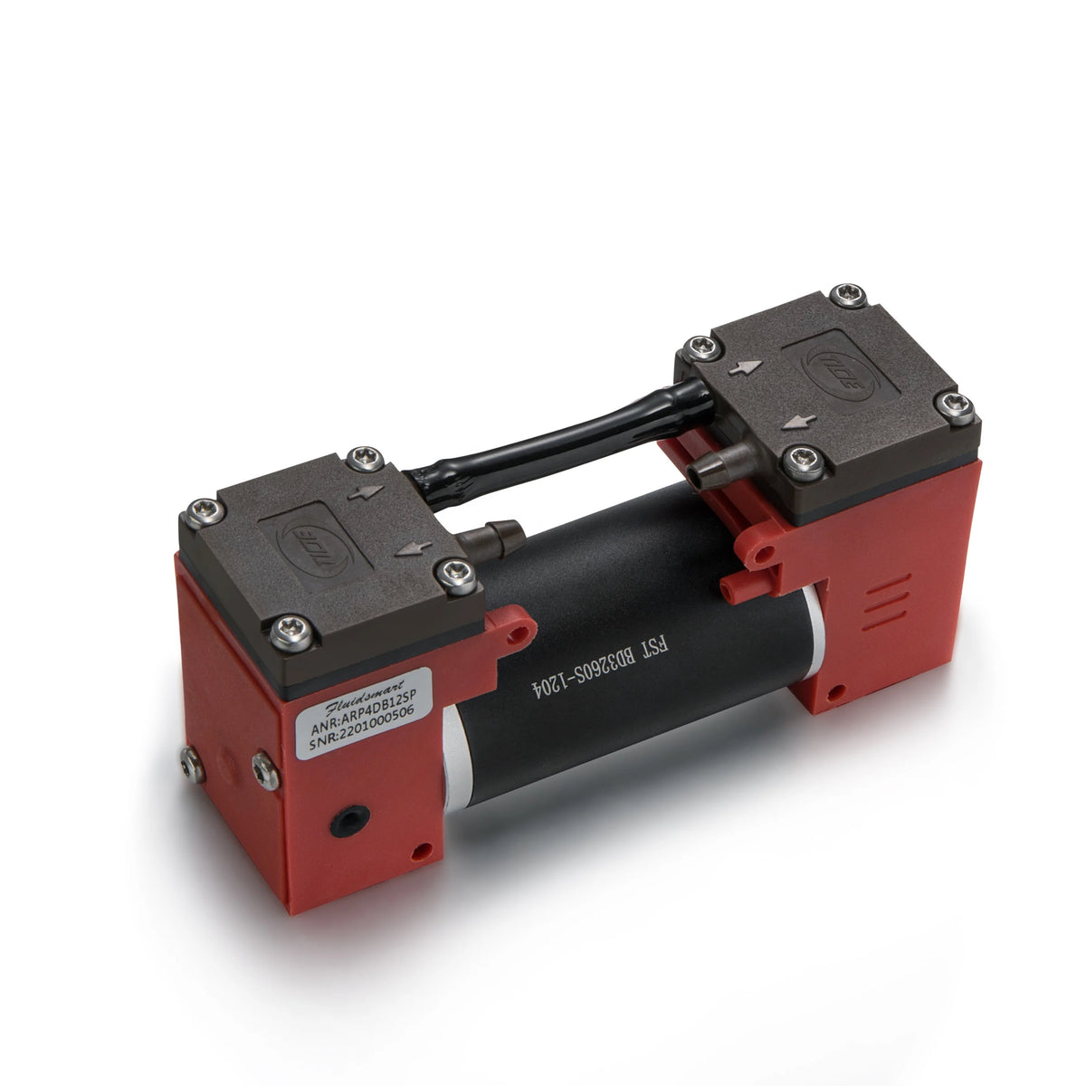 Fluidsmart ARP4DB12SP High Pressure Electric Double Head Micro Piston Vacuum Pump Lab Gas Sampling OEM MegaBDM