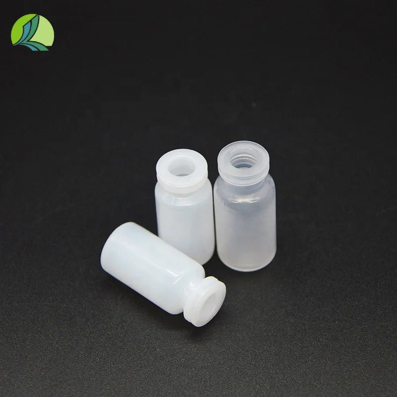 Veterinary 3ml 4ml 5ml PP E.O. Sterile Plastic Vaccine Vial Medicine Liquid Bottle with Rubber Stopper and Flip Off
