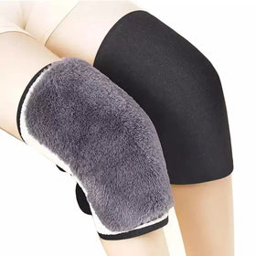 Soft Thick Wool Thermal Winter Knee Warmer Leg Warmers with Knee Support Brace Warmth and Comfort