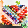Hot Selling Healing Crystal About  10mm Bead Beautiful Seven Chakras Wheel Manual for Gift