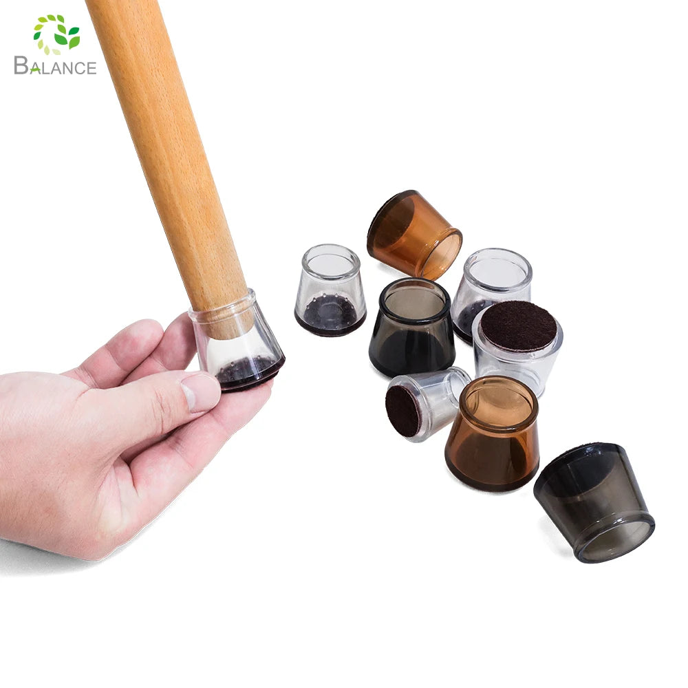 Elastic Wood Floor Furniture Chair Leg Feet Protector Cover Furniture protection Socks for Chair