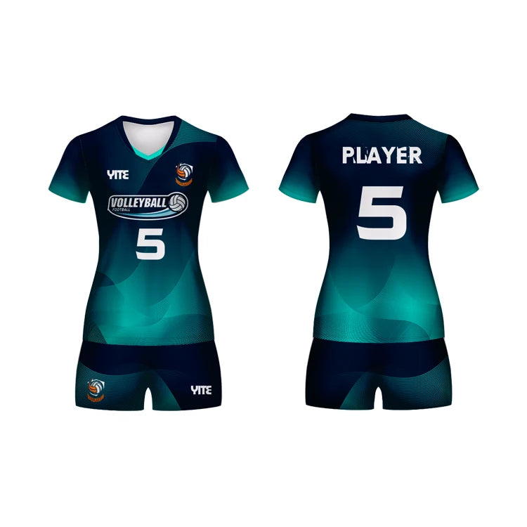 Custom Sublimation Women Volleyball Uniform De Volleyball Jersey Volleyball Uniform