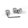 Wholesale Chrome Metal Dome Potentiometer Knobs Volume Tone Control Guitar Knobs with Screw for Electric Guitar Bass