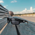 Fengbo UV400 Polarized Outdoor Sports Sunglasses Black Frame Unisex Internet Celebrity Street Y2K Future Style Versatile Simple