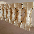 Casting in Place Plastic Form Concrete Mold Handrail Fencing for House Yard Garden Decoration