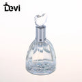 Devi Customized Perfume Bottle with Heart-Shaped Alloy Lid 45ml Capacity Hot Stamping Pump Sprayer