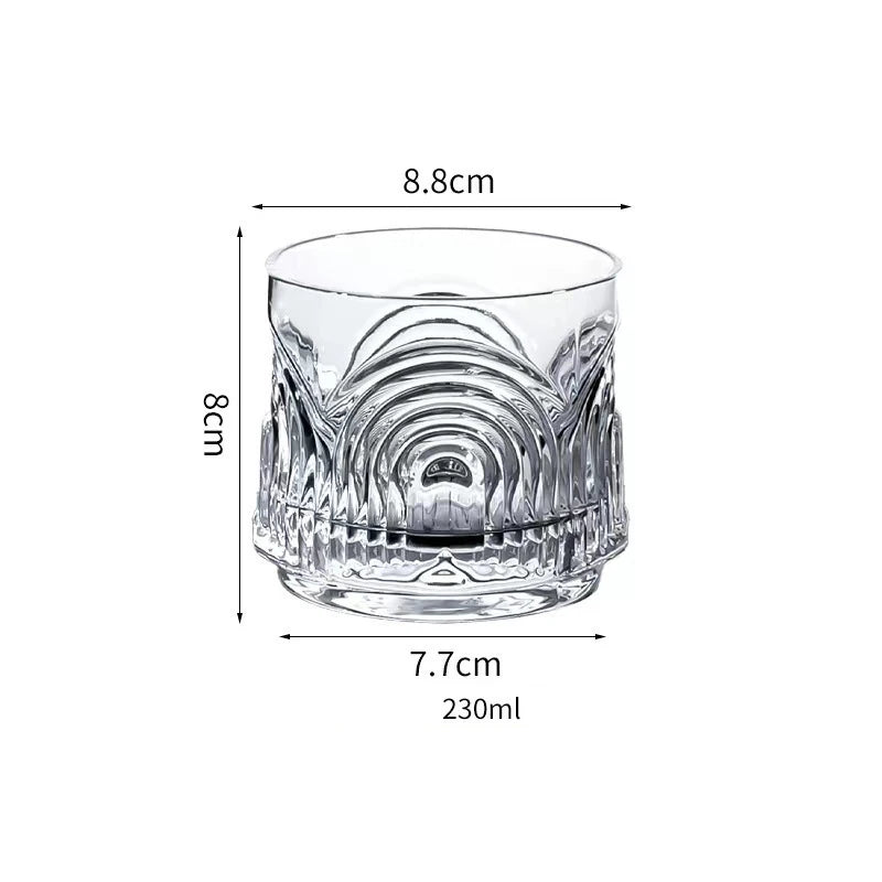 Glass Cup American Iced Latte Coffee Mug 340ml/375ml/535ml Small U Juice Water Cup Beverage Cup Foreign Trade New Product