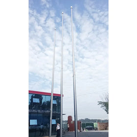 Best Flag Pole for High Winds Automatic Flag Raising and Lowering Flagpole Suppliers Heavy Duty Flag Pole