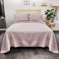 China Supplier 100% Cotton Quilt Throw  Bedspread Bed Set Elegant Cotton Hotel Bed Cover Quilt