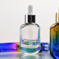 2023 New Arrival Unique Colorful Gradient Dropper 8ml 10ml 30ml Essential Oil Bottle