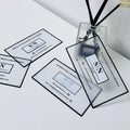 Plastic Business Cards with Printing logo Pe Frosted Material Name Cards Custom Transparent Black Business Card Printing