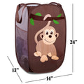 New Arrival Eco-friendly Durable Polyester Folding Pop-up Mesh Hamper Customized Design Laundry Basket Home Use ISO9001 BSCI