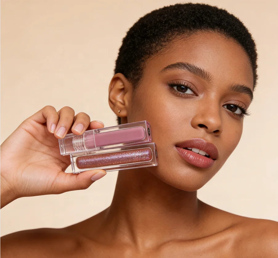 No Logo Kids Nude Base Fruit Flavor Make Your Own DIY Lipgloss Empty Lipgloss