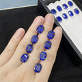 High Quality Cushion Cut Loose Lab Grown Sapphire Hydrothermal Synthetic Royal Blue Sapphire Stone for Jewelry Making
