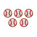 Wholesale Iron-on Patch Baseball Rugby Football Basketball Chenille Embroidery Sports Patches for Clothing Bags Hats