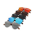 Black Safety Glasses Mirror Culos De Sol Rose Wooden Engraved Unisex Polarized Round Sunglasses Wood