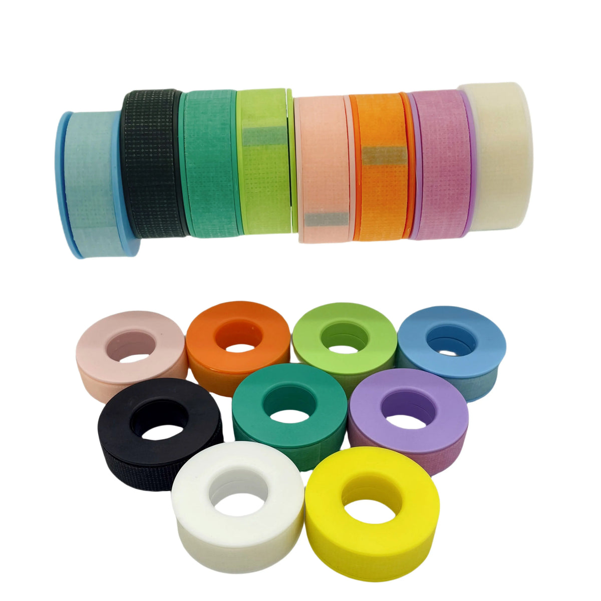 New Design Eyelash Extension Lash Supplier Yellow Silicone Gel Sensitive Lash Tape MegaBDM