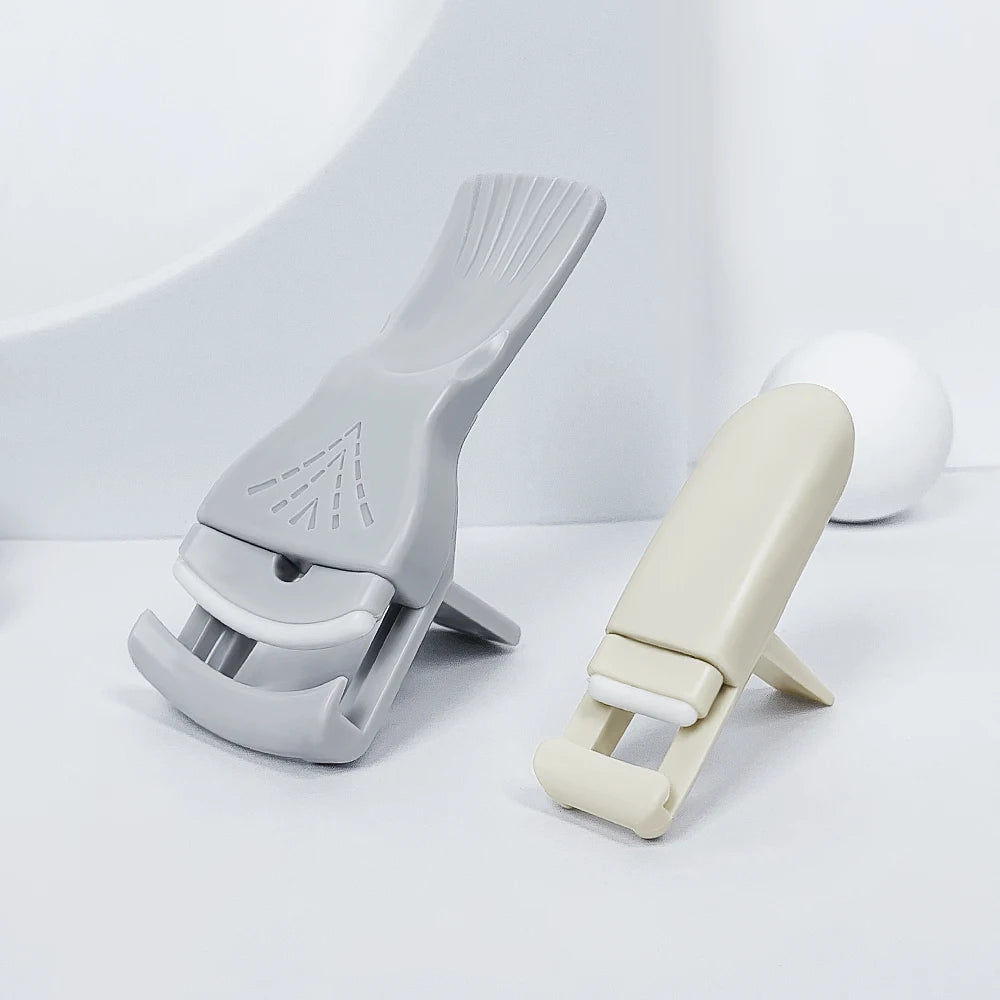 Hot Selling High Quality Portable Disposable Stainless Steel ABS Individual Eyelash Curler Brush Rubber Pad Comb Wide Eyelashes